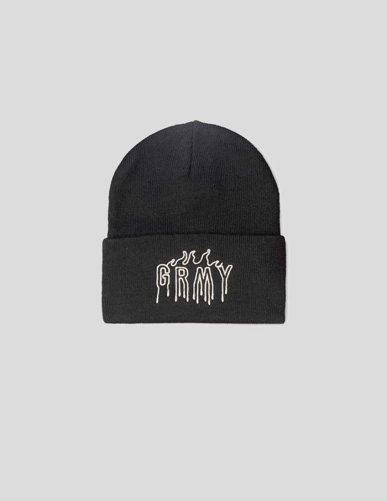 Gorro GRIMEY back at you beanie black